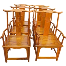 官帽椅实木椅子办公椅明清仿古厂家批发中式仿红木办公家具