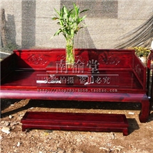 MB明清古典仿古中式实木罗汉床草龙罗汉床厂家直销榆木厂价