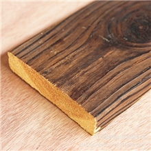 德丽斯进口极品花旗松花旗松碳化木20x90mm碳化木板表面碳化木