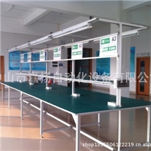 供应生产线工作台带灯架生产线工作台防静电生产流水线工作台