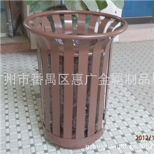 圆形户外花篮垃圾桶烤漆果皮箱个性小区桶马路桶