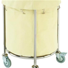 不锈钢圆形酒店布草车客房服务车房口车宾馆布草车厂家直销