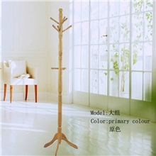 顺德家具供应特价实木衣帽架新索条169落地衣架实木挂衣架