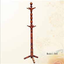顺德家具供应高档衣帽架实木衣帽架NC-505落地挂衣架实木架