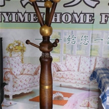 顺德爱尚妮家具供应高档腊木衣帽架摇钱树衣架实木挂衣架