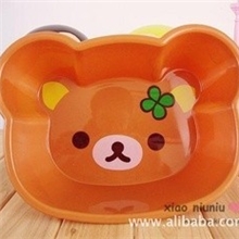 批发轻松熊脸盆儿童脸盆小脸盆宝宝脸盆婴儿脸盆厂家直销
