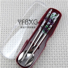 《环保餐具》不锈钢餐具|韩式餐具套装|便携式餐具|低价礼品餐具