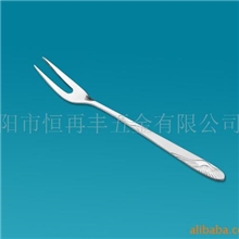 不锈钢月饼叉西餐叉点心叉水果叉甜点叉优质小叉子可贴牌