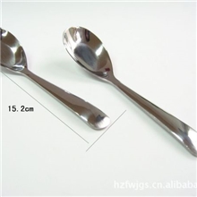 厂家直销不锈钢餐具餐勺不锈钢平底勺调羹舀汤勺3号不锈钢勺