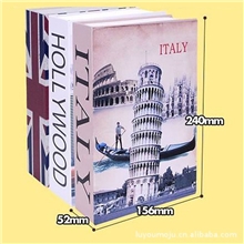 书本保险箱收纳盒书本摆件工艺品