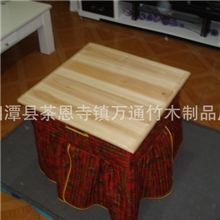 优质全实木烤火桌面板麻将面板餐桌析板（70*70）