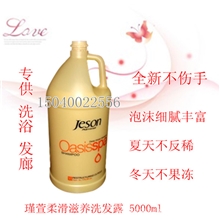 厂家批发高泡洗发水谨萱柔顺飘逸洗发露批发大桶洗发水批发