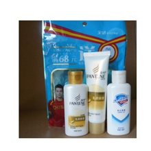 宝洁旅行装潘婷乳液修复洗发露+精华素+舒肤佳纯白清香沐浴露套装