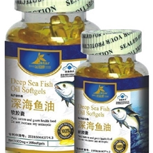 保健品代理深海鱼油降血脂中老年人保健品300粒