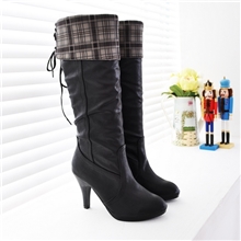 时尚性感高跟女鞋百搭职业女性必备高筒靴640290