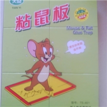 厂家供应天益超强力40克胶粘大老鼠板灭鼠器