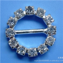 批发圆形镶钻鞋扣装饰扣水晶鞋饰鞋花