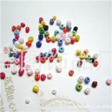 供应塑料各种型号米珠塑料珠子树脂珠子小珠子