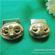 【服饰箱包饰品DIY辅料】锌合金绳扣纯金属卡扣猪鼻扣金色