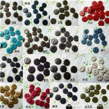 【服饰饰品辅料】树脂扣两眼纽扣衬衣扣玩偶装饰扣1000个/盒