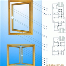 长期供应塑钢内开内倒窗,选材优质,欢迎有意者咨询洽谈
