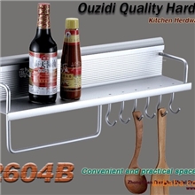 【市场畅销】欧姿迪2604B多功能太空铝厨房挂件/挂架
