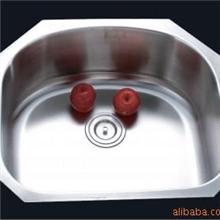 304拉丝不锈钢出口装单槽，厨房洗涤槽单盆，星盆