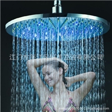 （LED花洒卫浴）恒美新款400圆型LED顶喷花洒（HM-BD005-2）