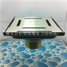 厂家销售不同规格809铜弹跳自封吸塑地漏