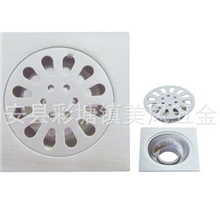 【专业供应】高档3.5寸单用（A型）方形不绣钢地漏