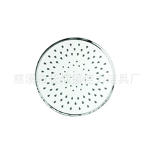 专业批发供应空气注入式增压节水顶喷9寸白色新料ABS喷头