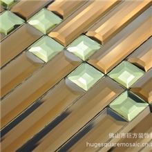 磨边马赛克镜面效果KTV酒店商场高级会所背景墙装饰材料