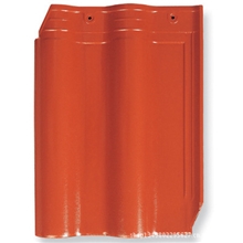 厂家直销：新农村建设专用夕阳红陶瓷连锁瓦片