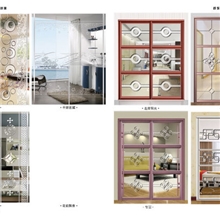 本厂直销优质的深加工车刻移门玻璃艺术玻璃
