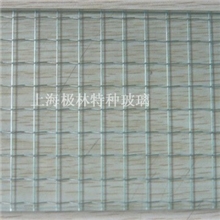 上海供应夹丝7mm铁丝玻璃夹丝6mm铁丝玻璃玻璃