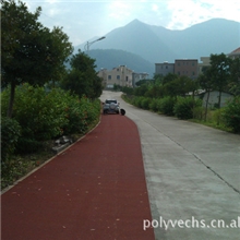 供应城市自行车道/绿道路面,彩色防滑路面，彩色路面首选保路威