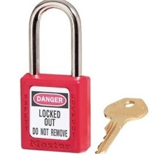 供应410MCNRED工程塑料安全锁具挂锁玛斯特锁MASTER上锁挂牌