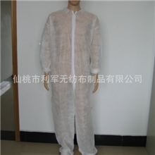 批发出售PP耐酸碱防护服白色防辐射防护服防尘防护服