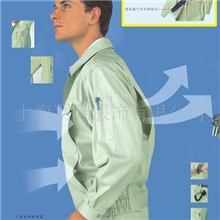 专业生产订做上海制服汽修建材工地工程超市全棉茄克制服