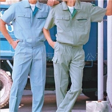专业生产订做夏季工作服短袖制服茄克连体造船汽修装修建筑制服