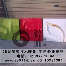 火热创业项目3D三维版背景墙技术转让模具销售创业办厂