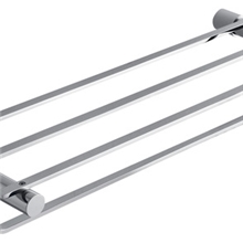 MK8881双层双杆毛巾架优质浴室置物架卫浴五金挂件