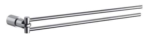 供应全铜高档双杆活动毛巾架浴巾架浴室五金挂件