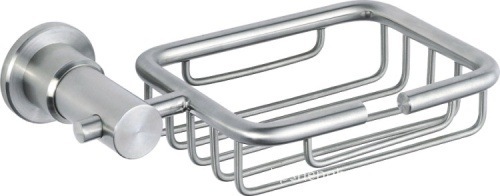 柏方卫浴肥皂碟/浴室304不锈钢拉丝水龙头挂件肥皂盒皂碟71659