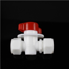 铝塑管管件接头塑料水管16水管4分管件POM等径球阀