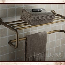 利迪亚毛巾架高档全铜仿古毛巾架6803系列