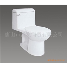 卫浴洁具厂供应DC-24连体式座便器陶瓷坐便器座便器马桶