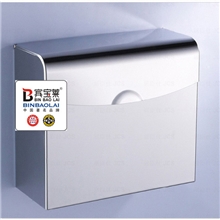 【宾宝莱】厂家直销不锈钢方纸盒草纸盒手纸盒