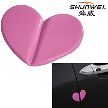 舜威车用防擦条/甜美心形车门防撞条爱心装饰贴门边胶