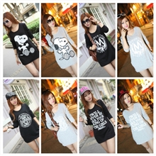 LB00批发加厚不倒绒海狸绒宽松加大码肥胖MM长袖卫衣T恤冬季女装